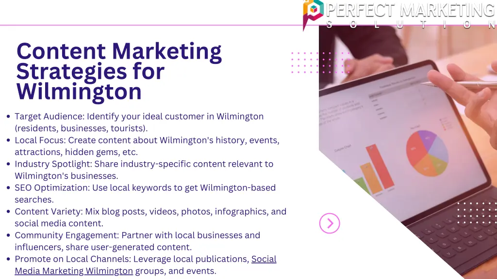 content marketing strategies for wilmington