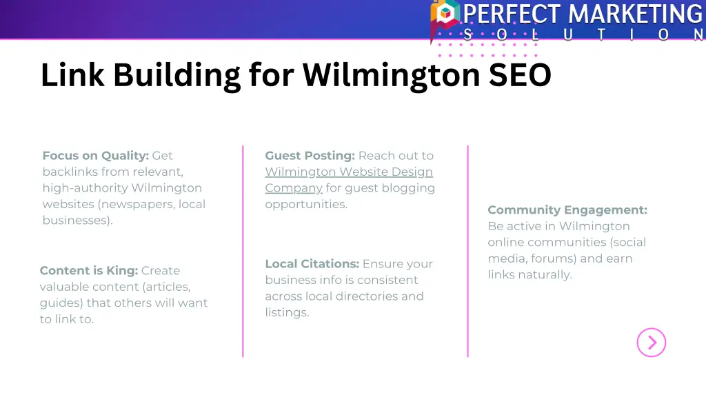 link building for wilmington seo