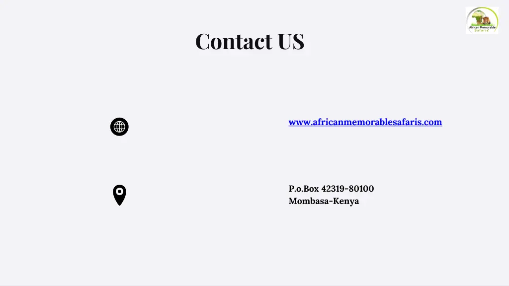 contact us