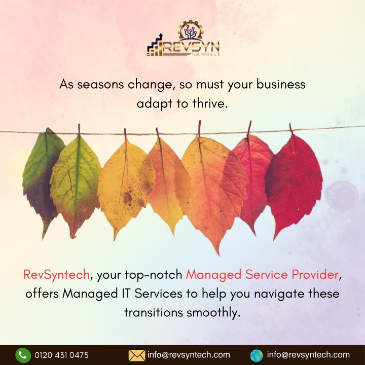 as seasons change so must your business adapt