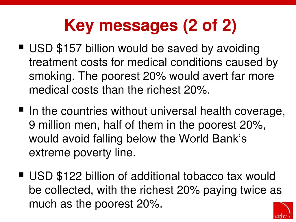 key messages 2 of 2 usd 157 billion would