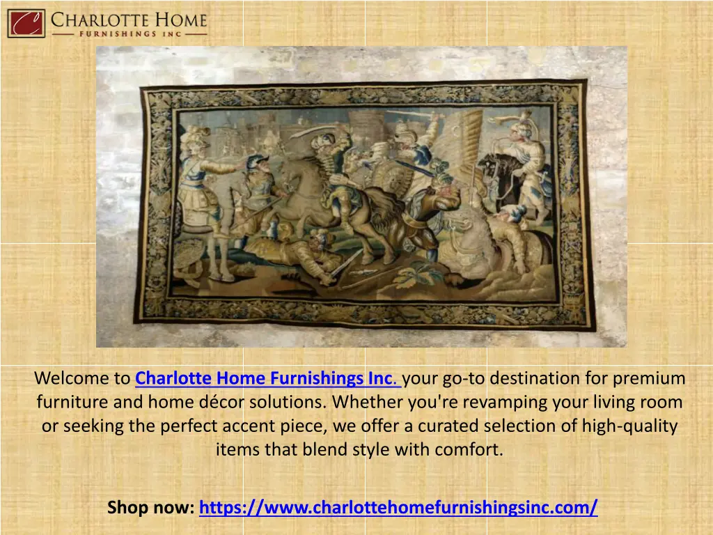 welcome to charlotte home furnishings inc your