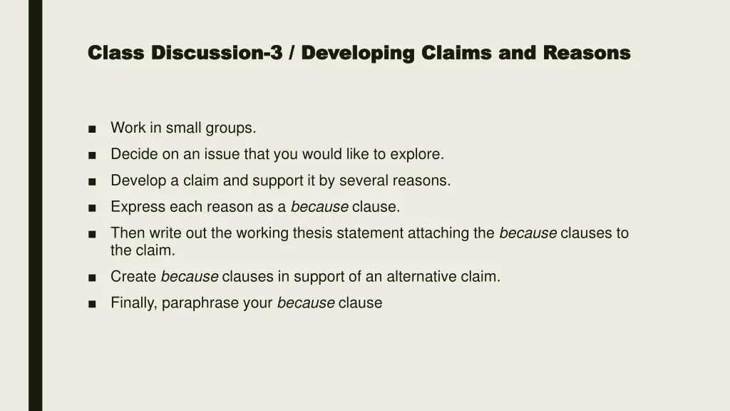 class discussion class discussion 3 developing