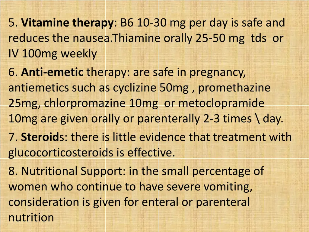 5 vitamine therapy b6 10 30 mg per day is safe