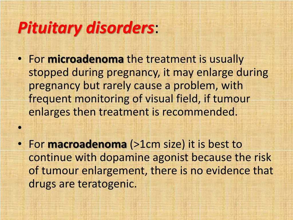 pituitary disorders