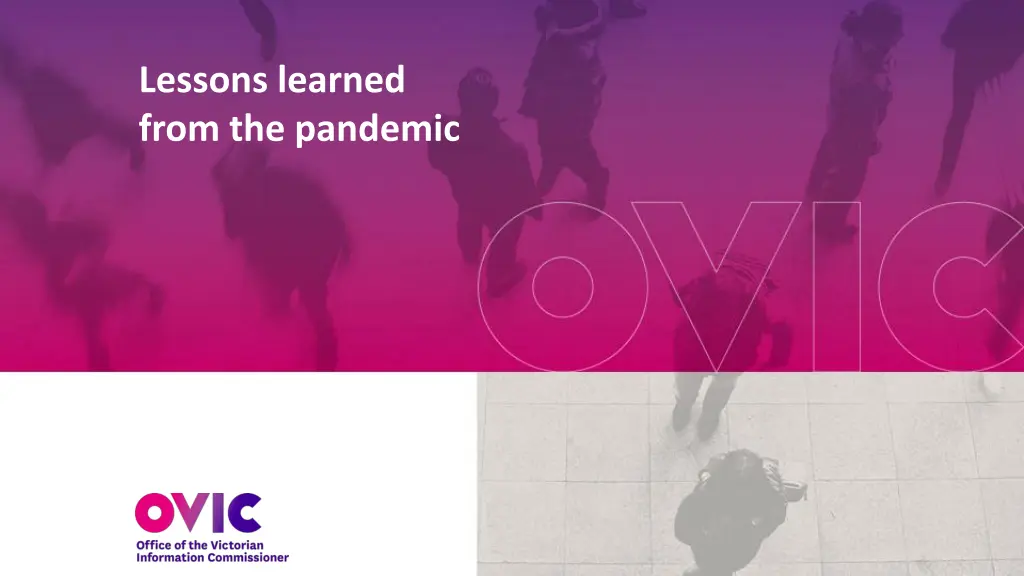 lessons learned from the pandemic