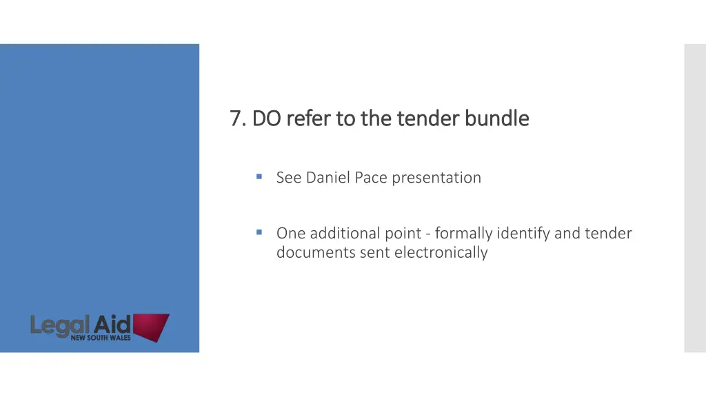 7 do refer to the tender bundle 7 do refer