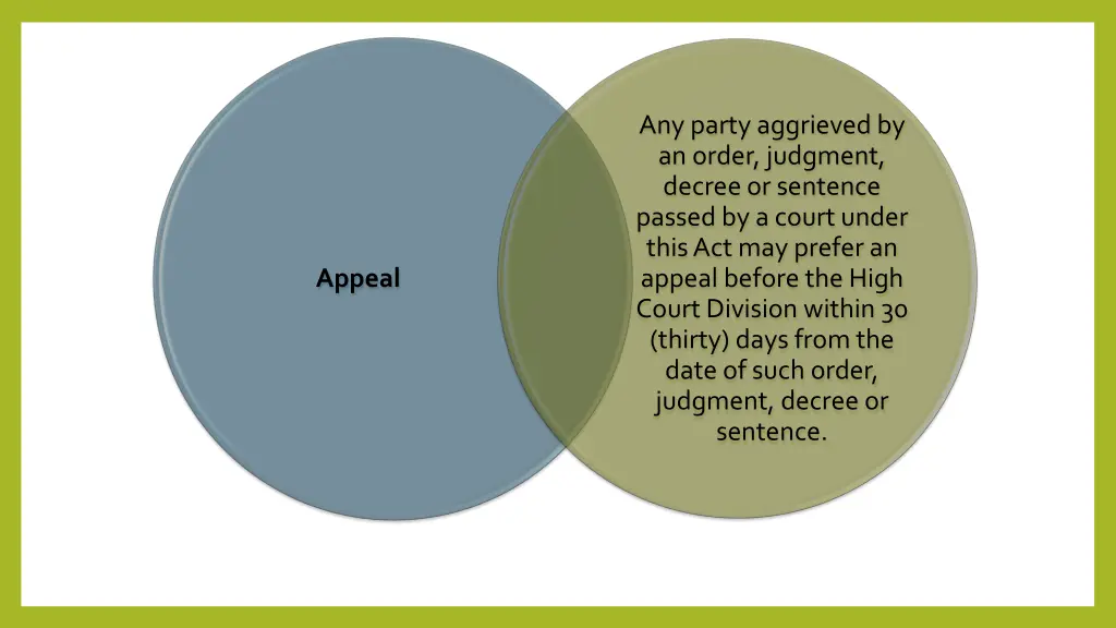 any party aggrieved by an order judgment decree