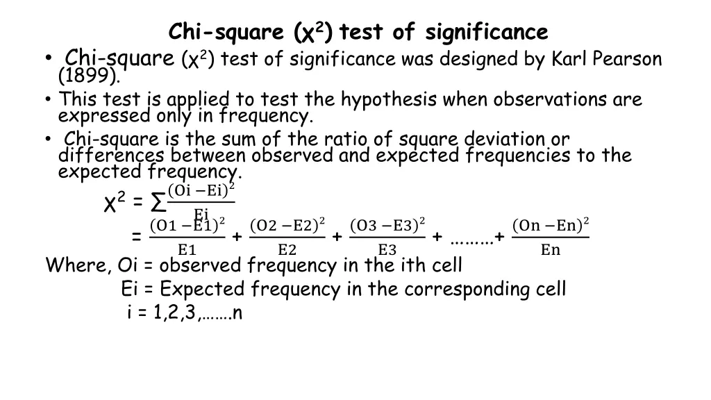 chi square 2 test of significance chi square