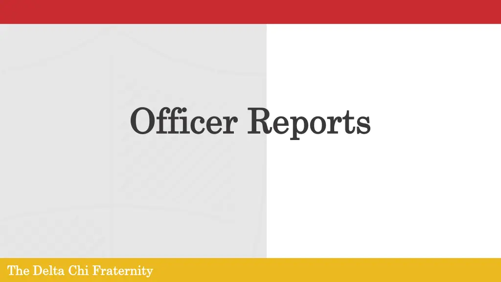 officer reports officer reports