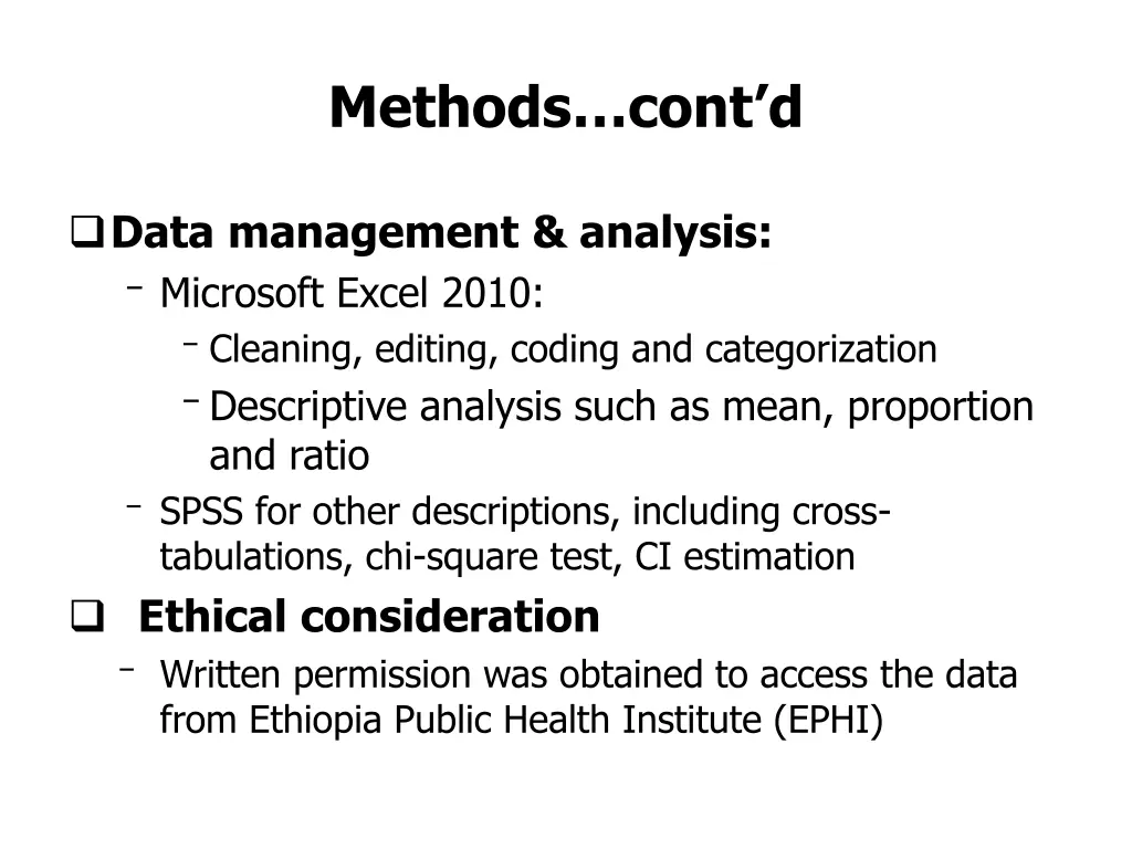 methods cont d 1