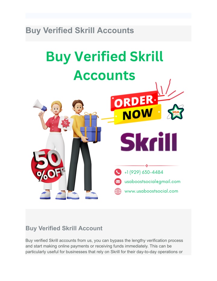 buy verified skrill accounts