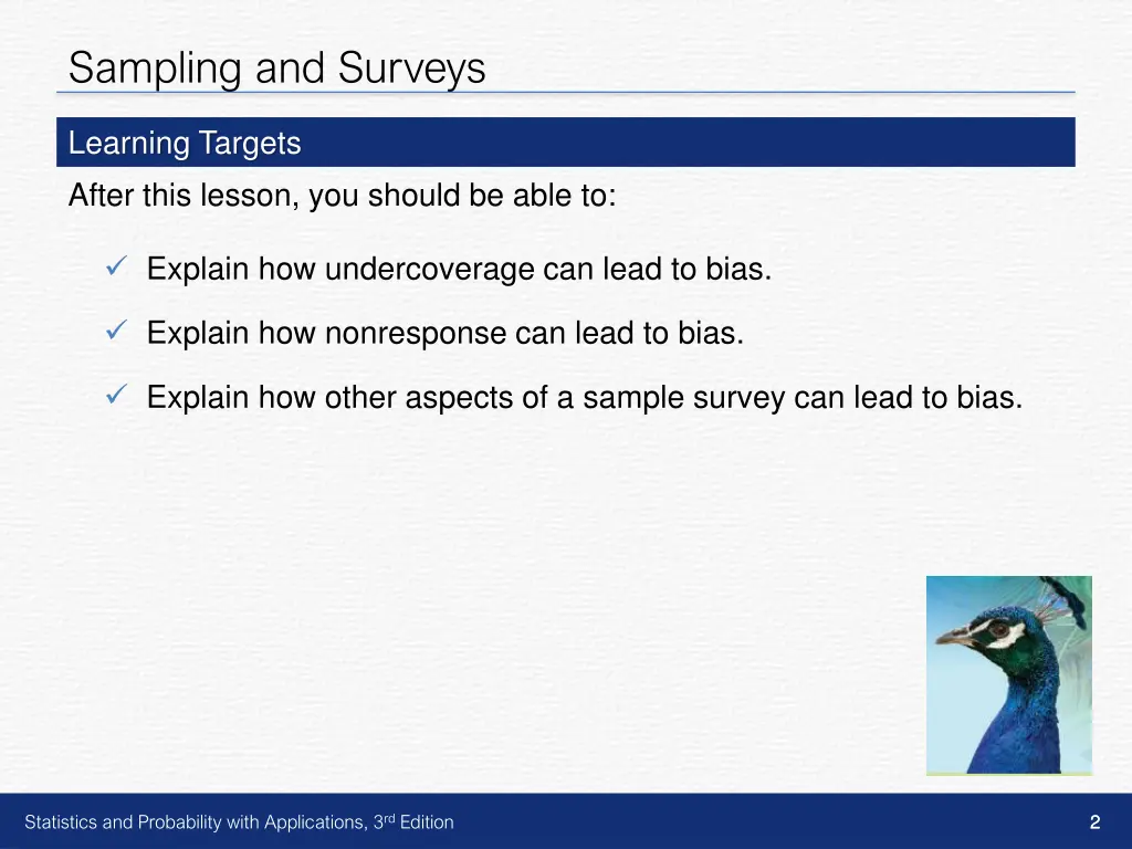 sampling and surveys