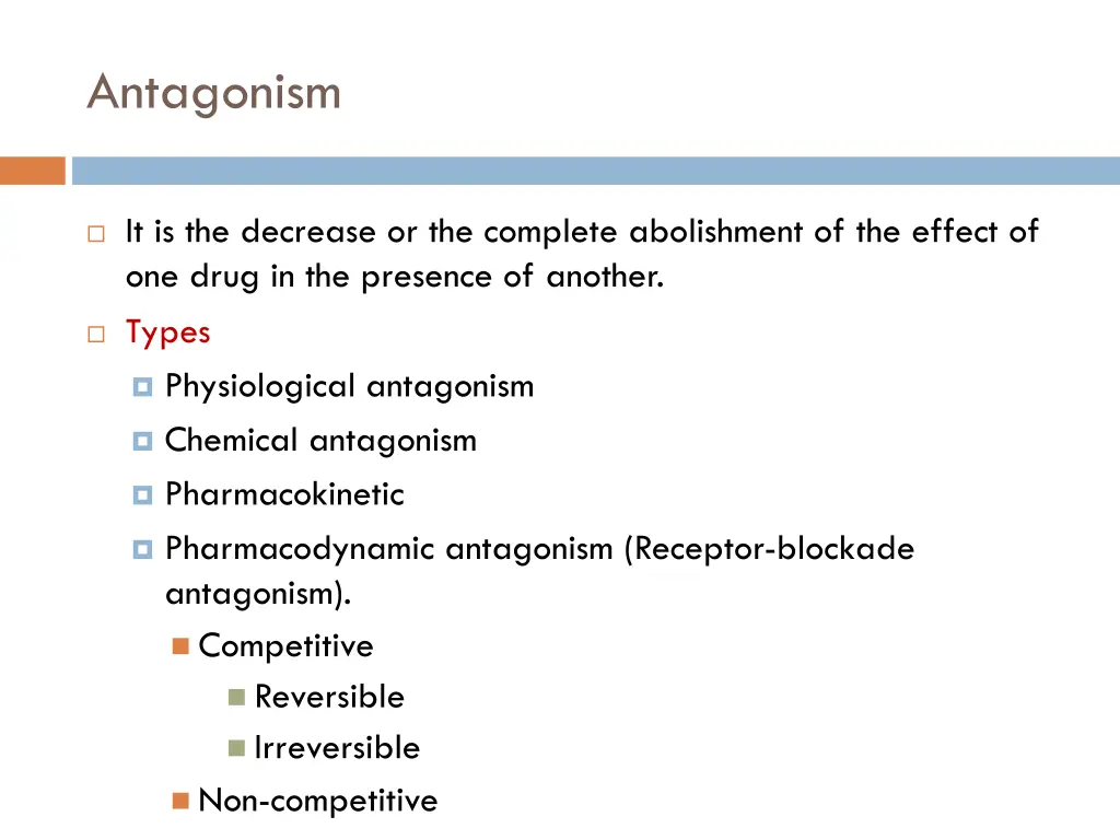 antagonism