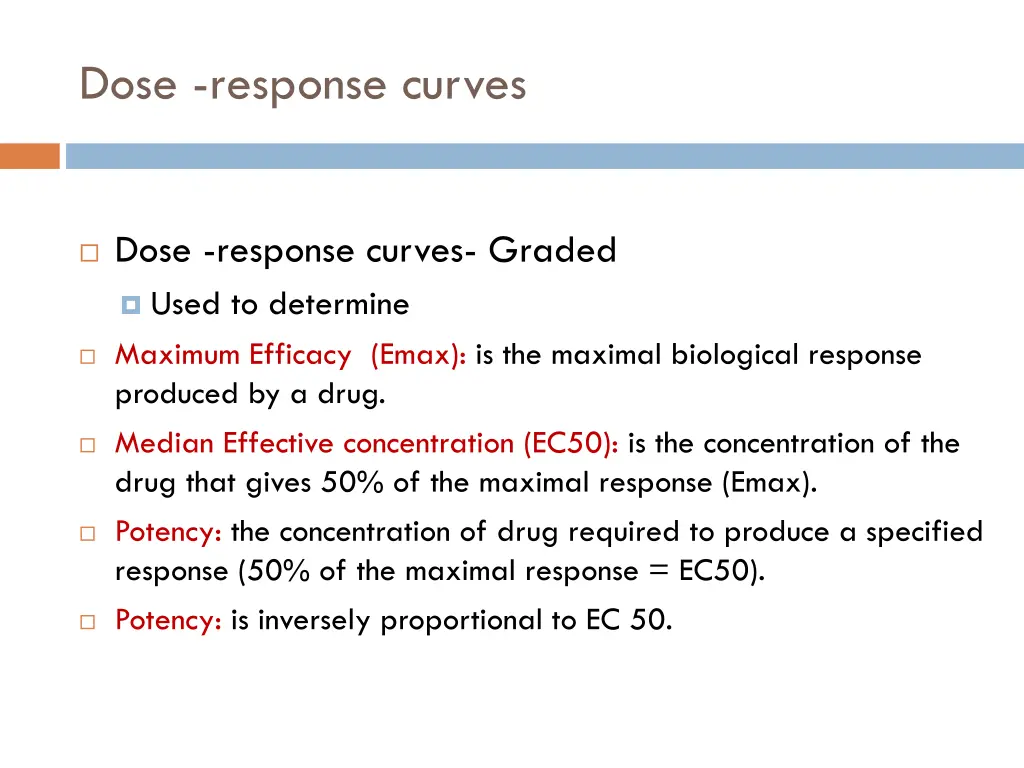 dose response curves 4