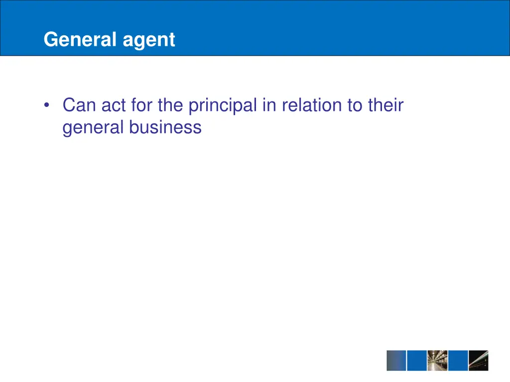 general agent