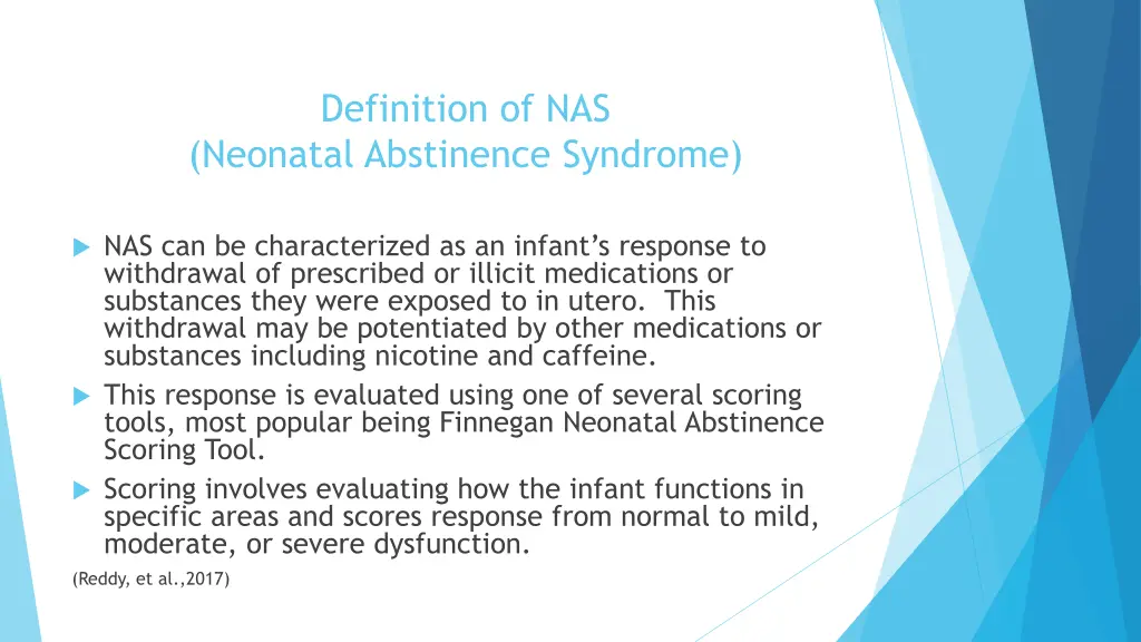 definition of nas neonatal abstinence syndrome