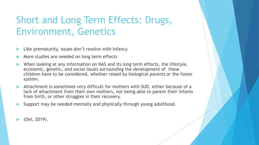 short and long term effects drugs environment