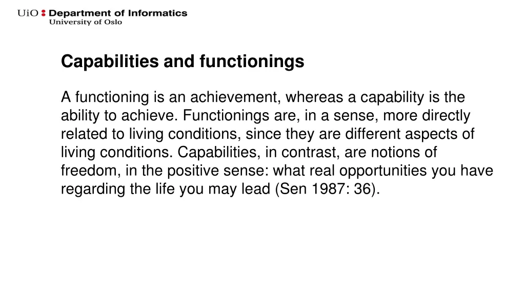 capabilities and functionings