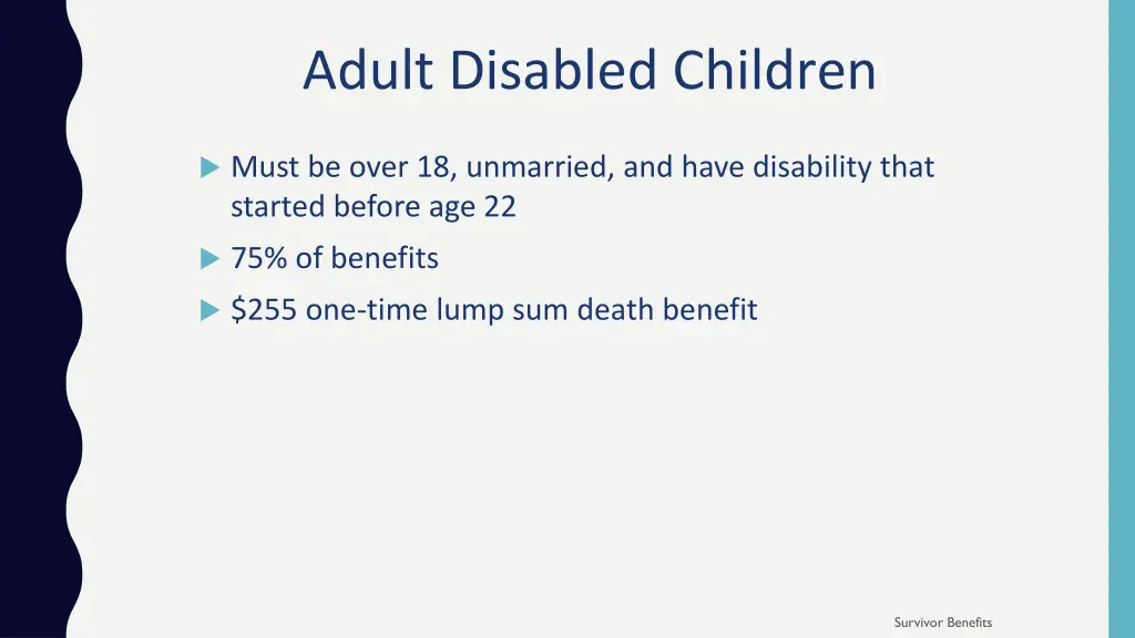 adult disabled children