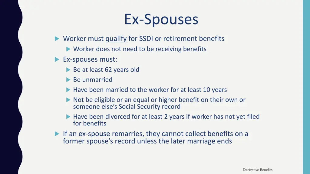 ex spouses