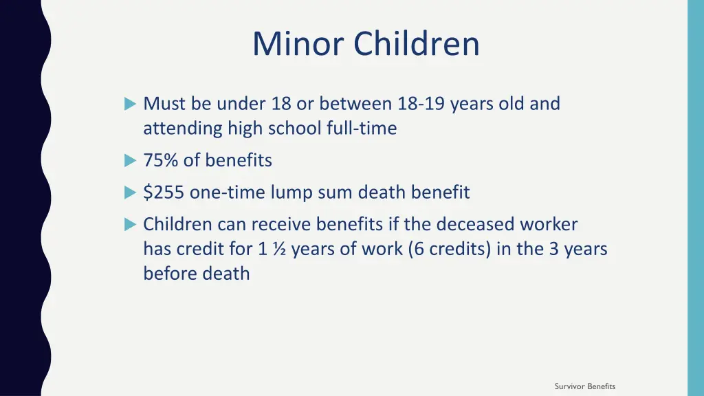 minor children