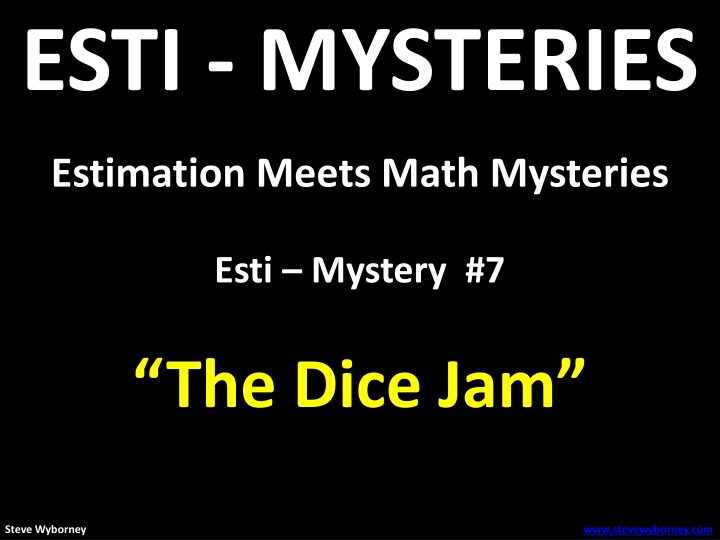 esti mysteries