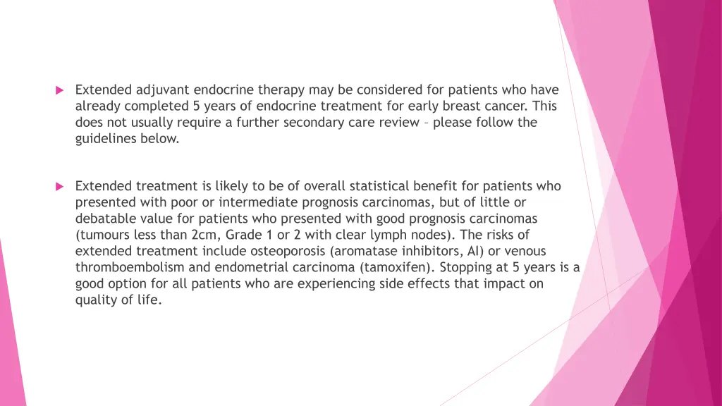 extended adjuvant endocrine therapy