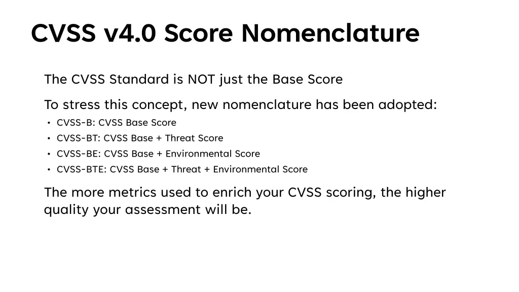 cvss v4 0 score nomenclature