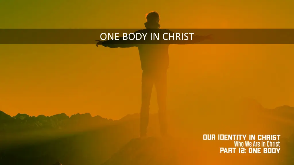 one body in christ