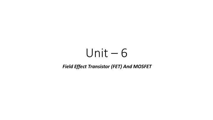 unit 6