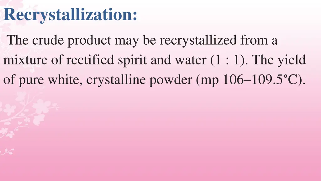 recrystallization