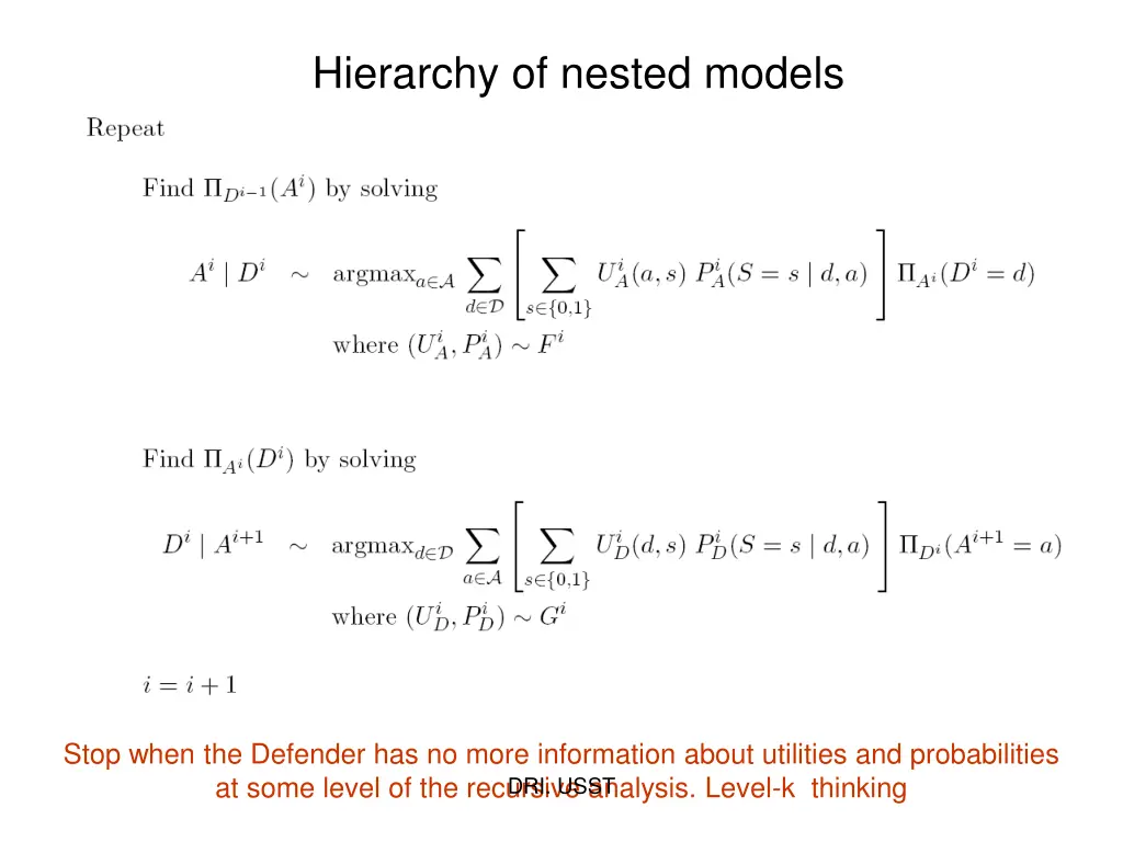 hierarchy of nested models