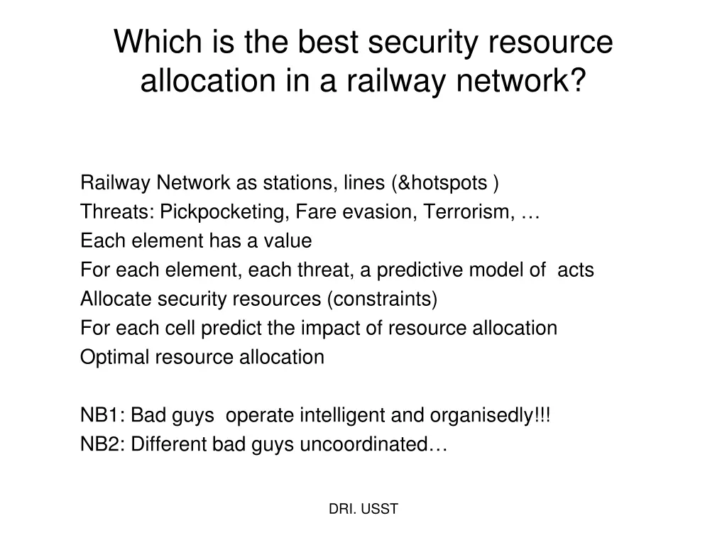 which is the best security resource allocation 2