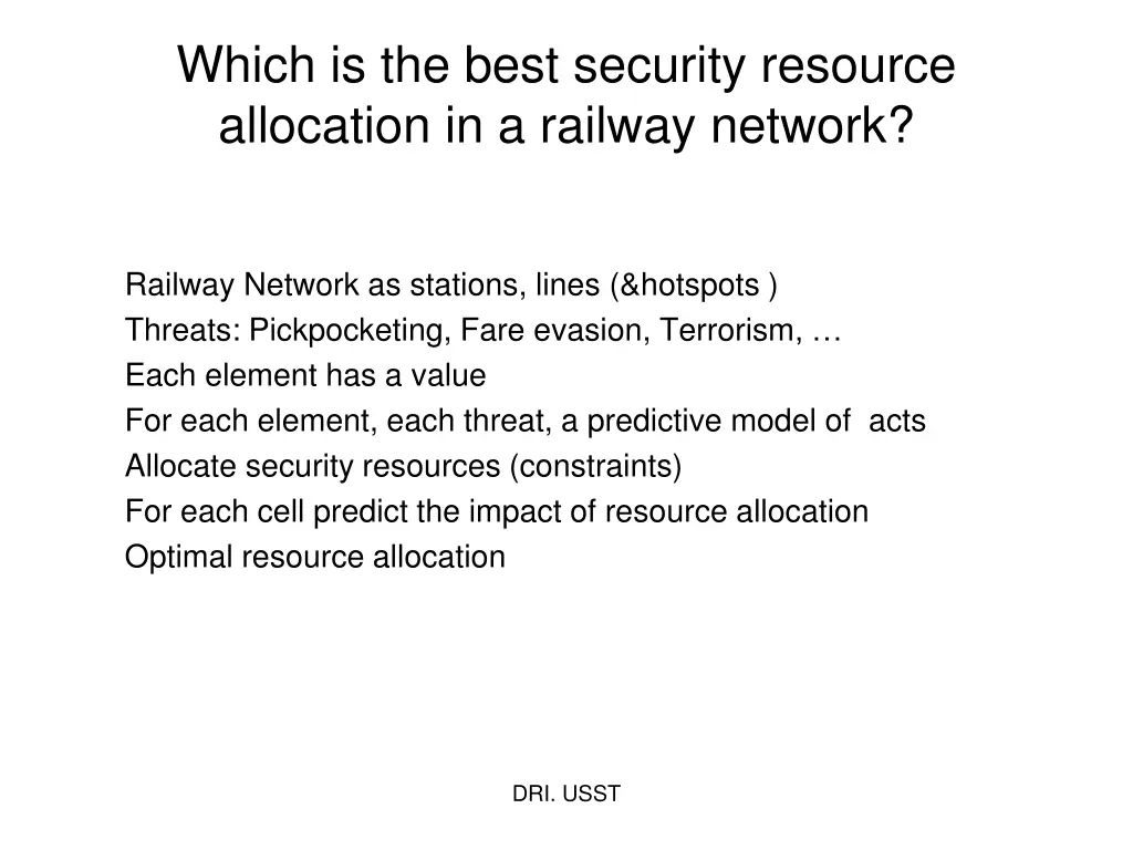 which is the best security resource allocation