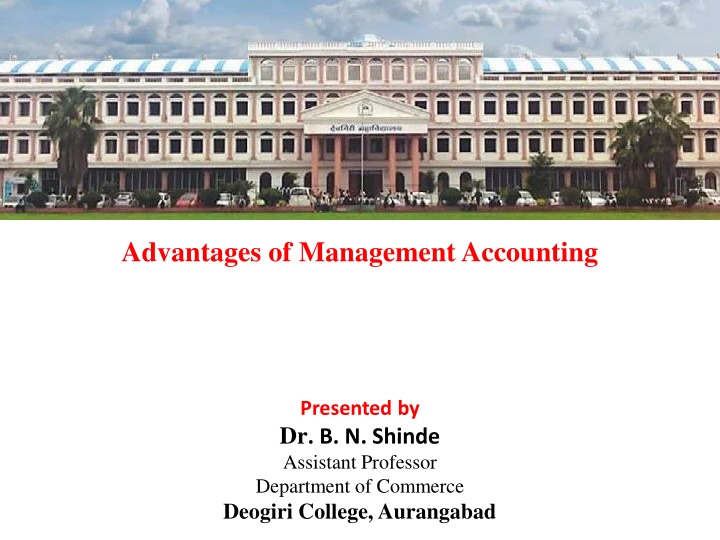 advantages of management accounting