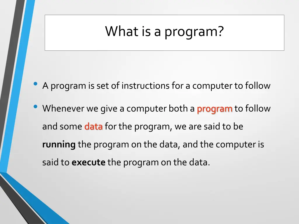 what is a program