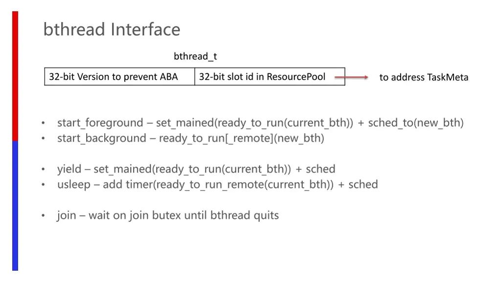 bthread interface