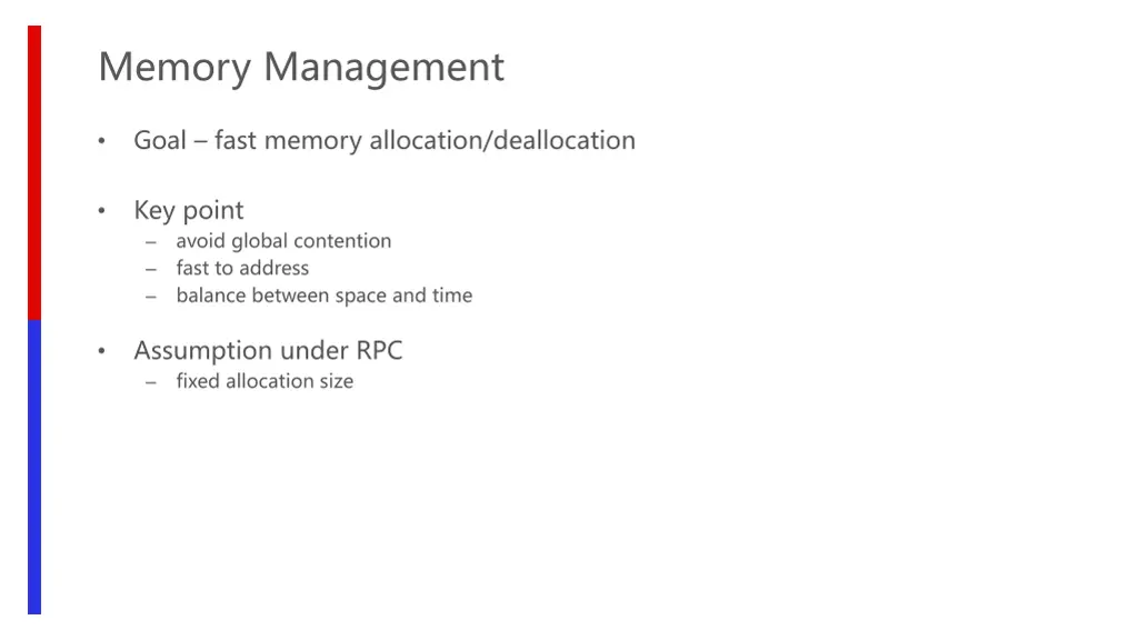 memory management