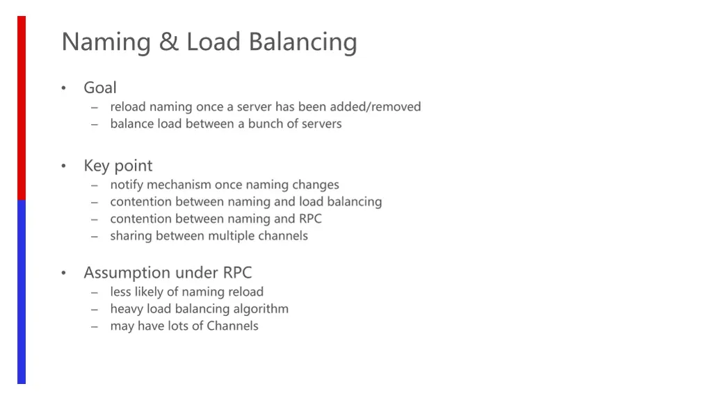 naming load balancing