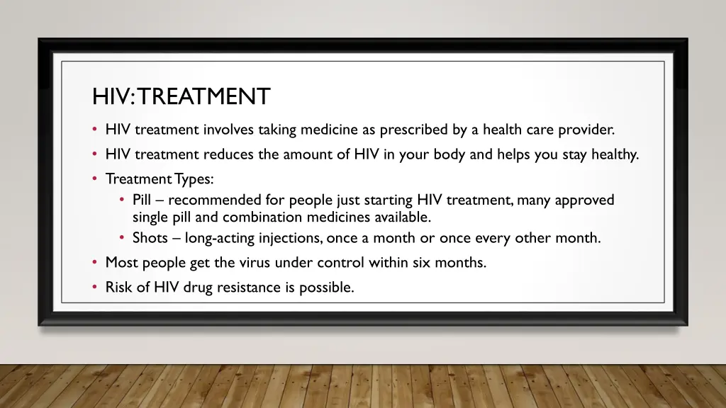 hiv treatment