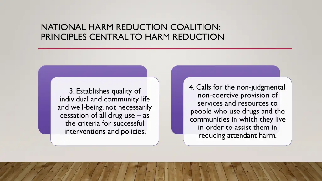 national harm reduction coalition principles 1