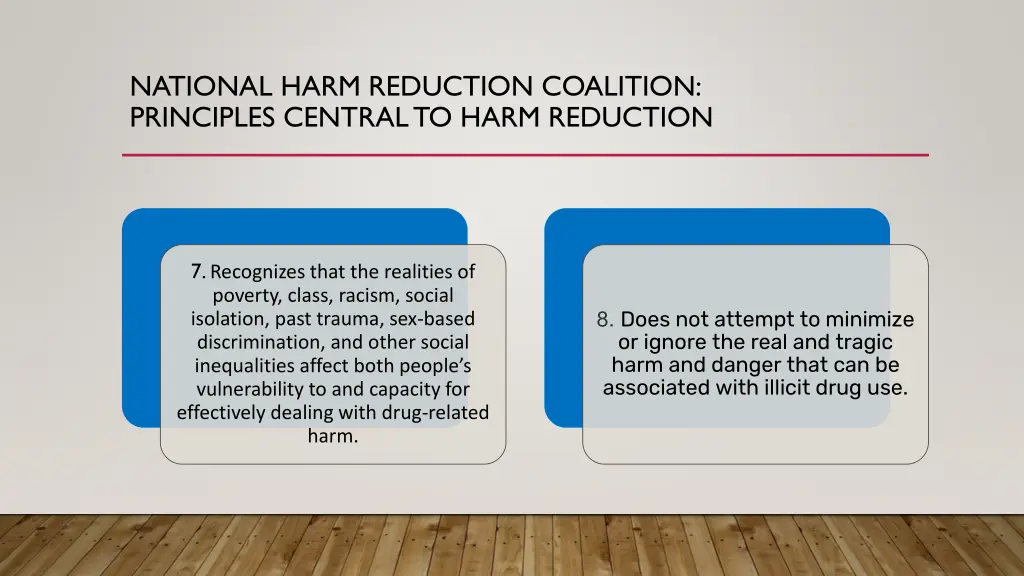 national harm reduction coalition principles 3