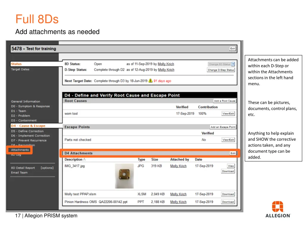 full 8ds add attachments as needed