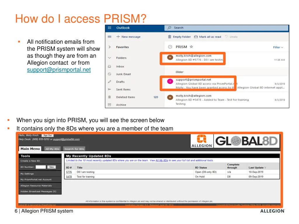 how do i access prism 2