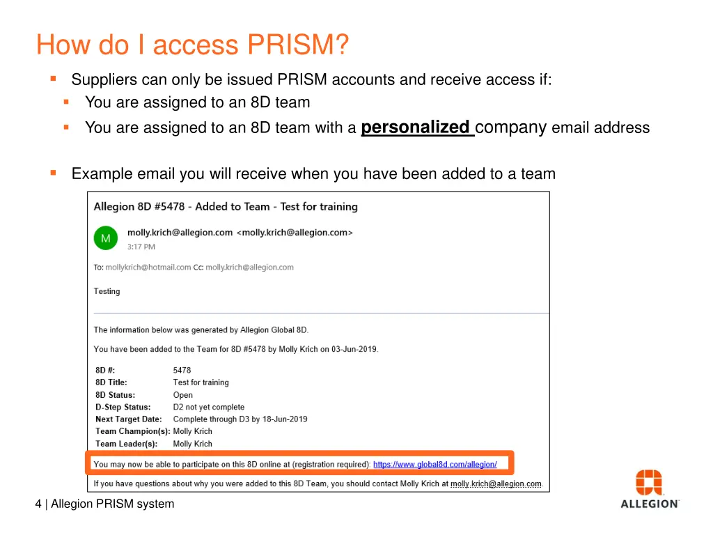 how do i access prism