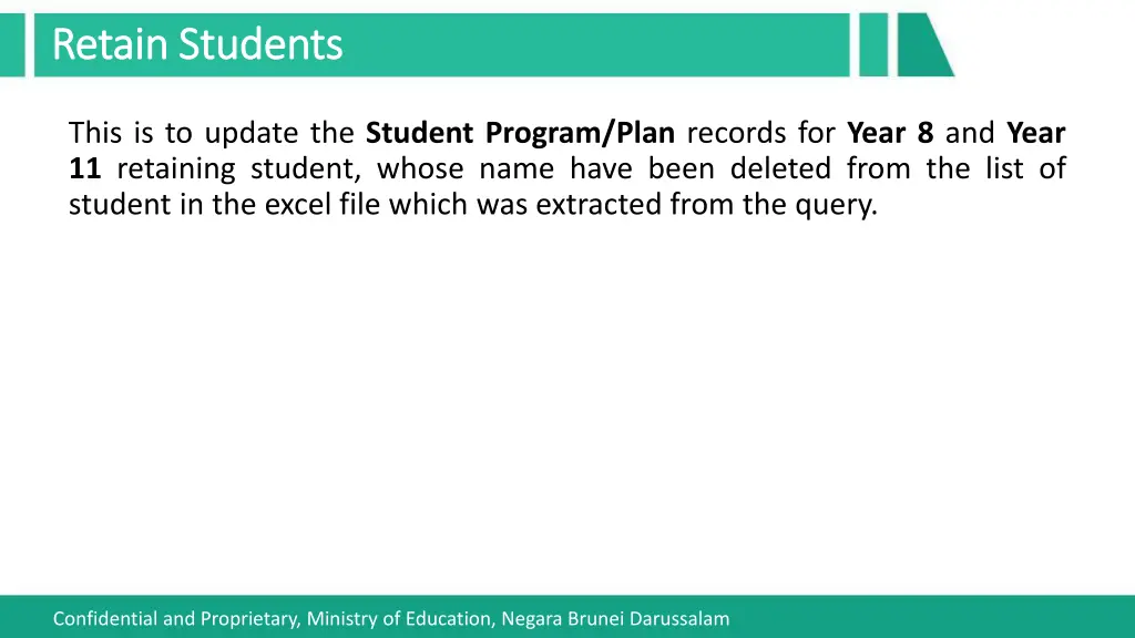 retain students retain students