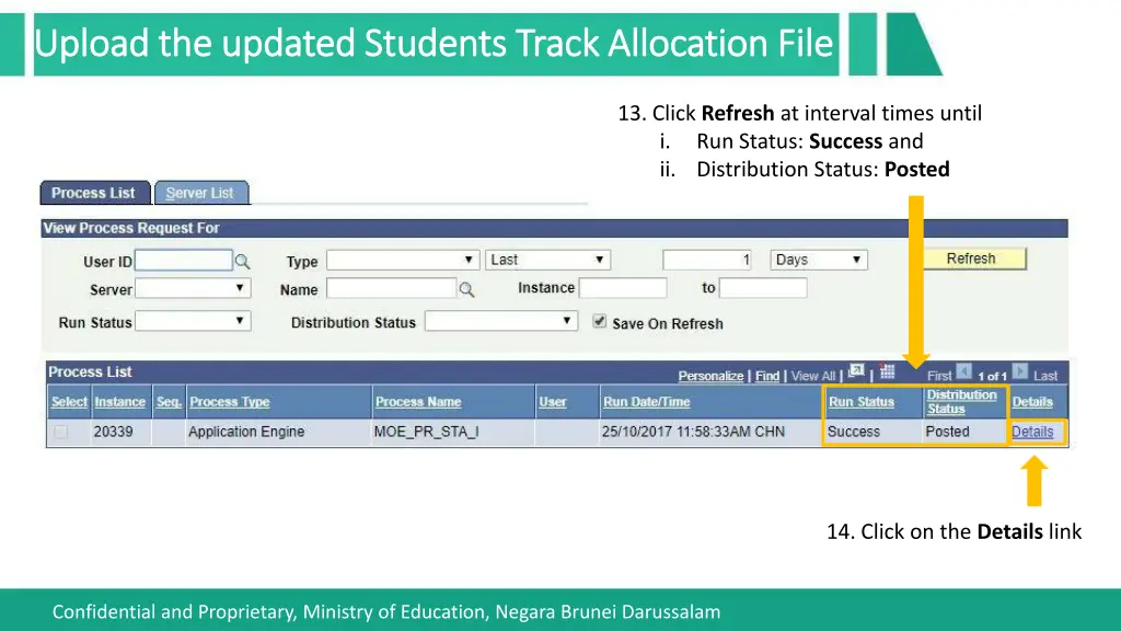 upload the updated students track allocation file 5