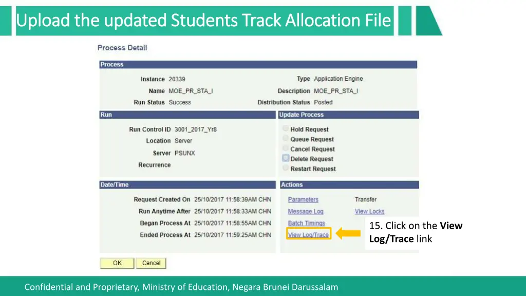 upload the updated students track allocation file 6