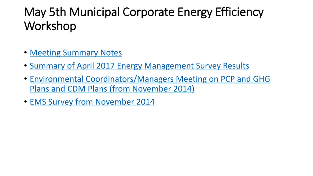 may 5th municipal corporate energy efficiency